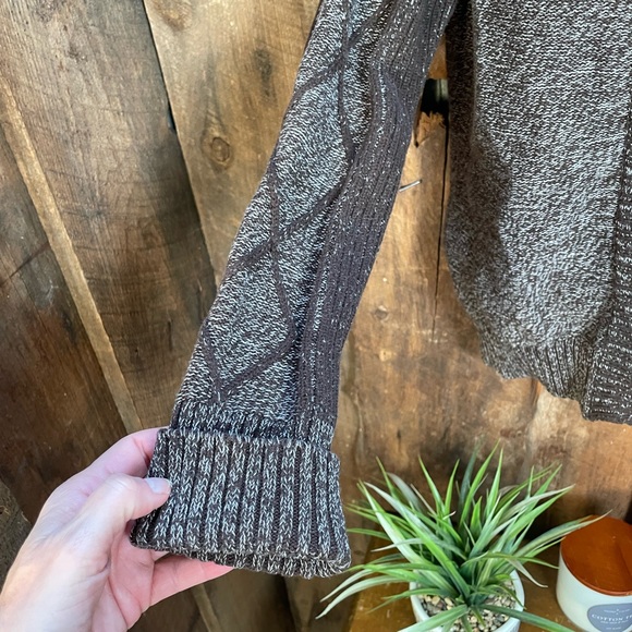 Bianca Nygard Brown Knit Cardigan- size medium - Picture 3 of 11